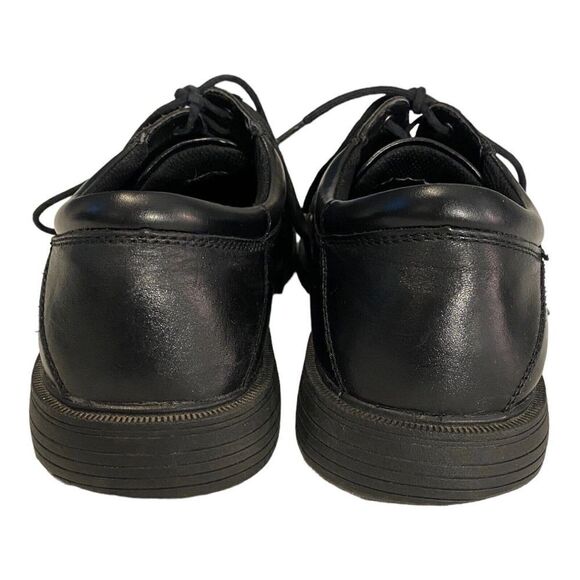 Nunn Bush Black Leather Dress Shoes Oxfords Size 10 M Cap Toe Lace Up - Picture 4 of 9